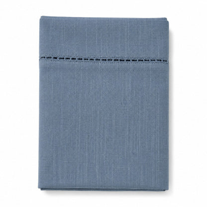 Migros Blue Table Runner with Silver Detailing