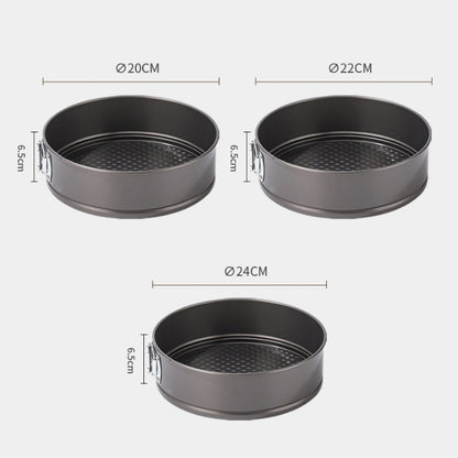 3-Pieces 20-22-24 cm Round Cake Tin Set