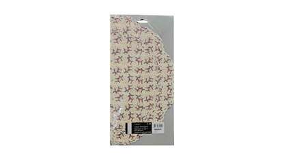Holiday Elegance-Christmas White Cake Paper Set of 6