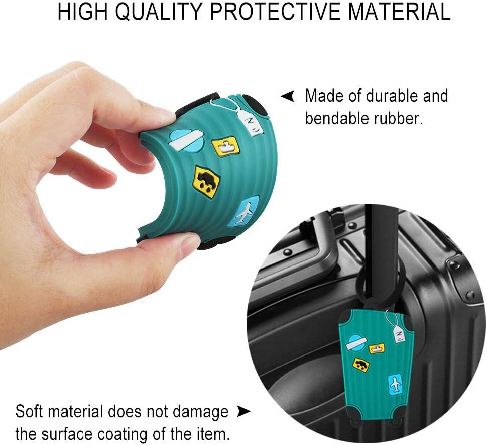 Silicone Travel Luggage Tags