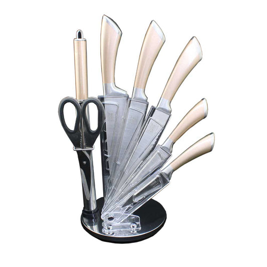 8-Piece Stainless Steel Kitchen Set – Gold