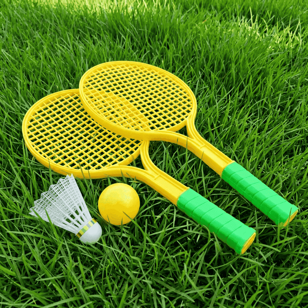 Paddle Ball & Shuttlecock Set