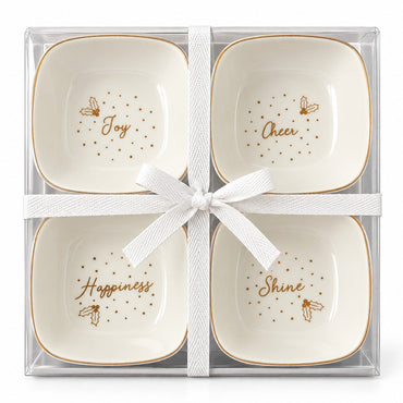 Festive Constellation Christmas Mini Bowls – Set of 4