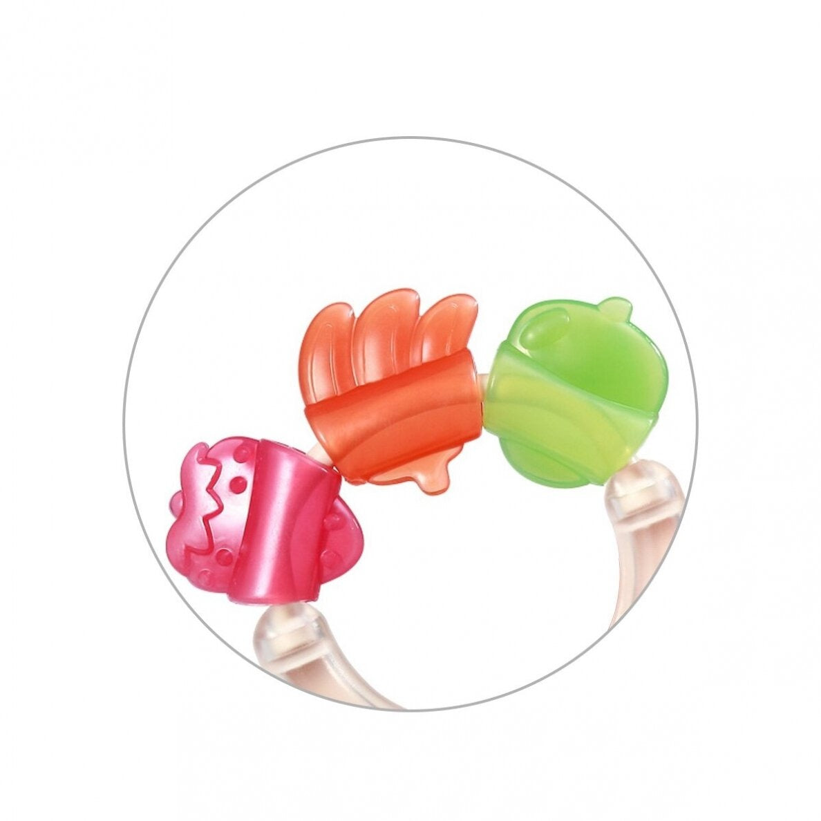 Rattle With Teether Fruits