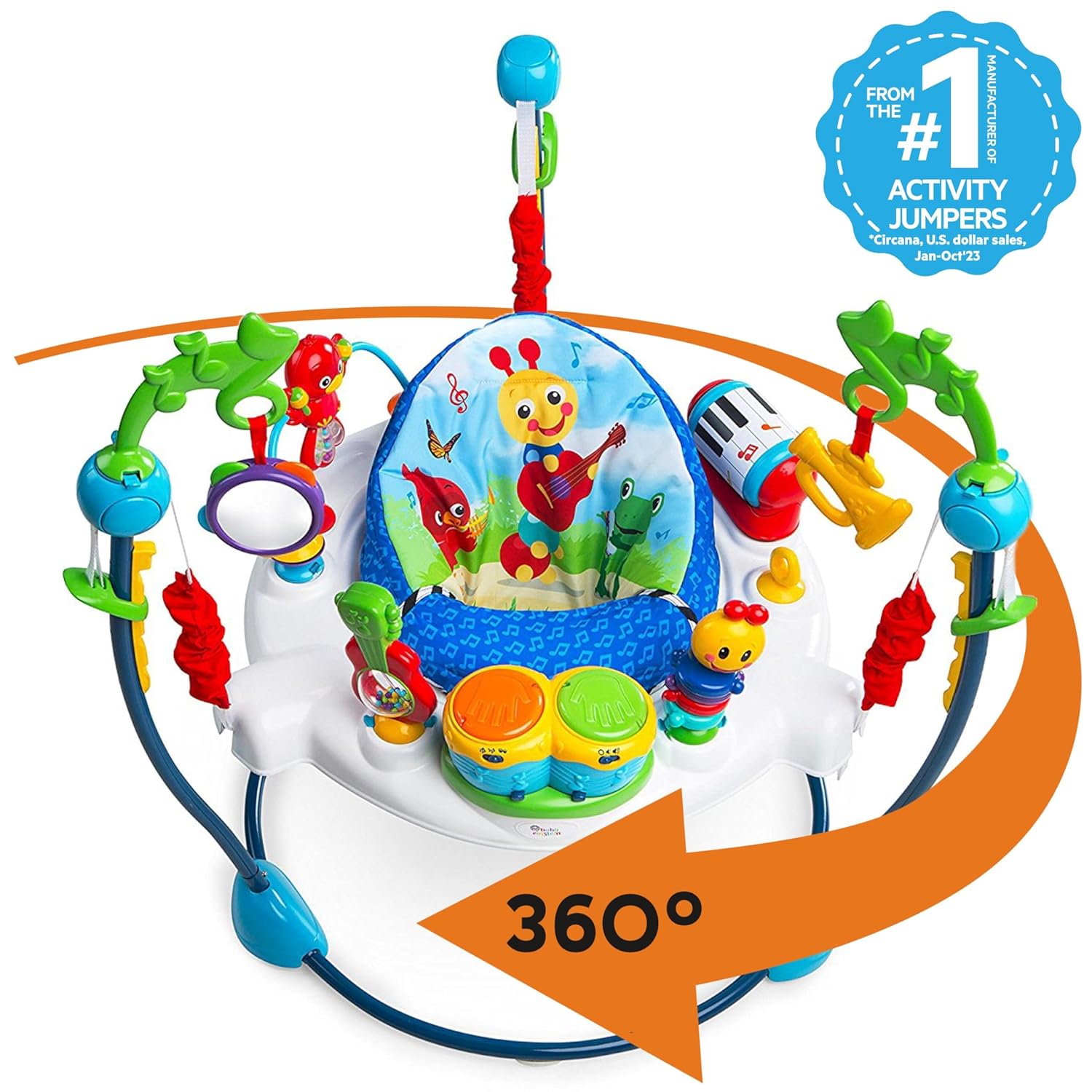 Neighborhood Symphony - Vibrant Musical Jumper by Bright Starts