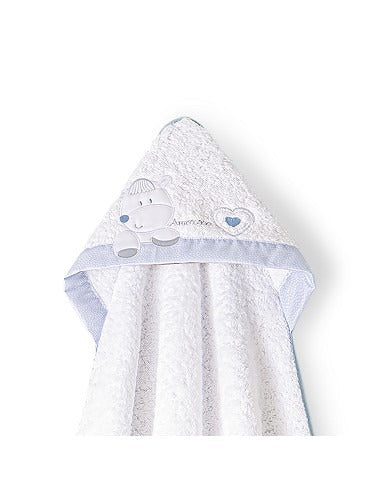 Interbaby Hooded Towel  Blue