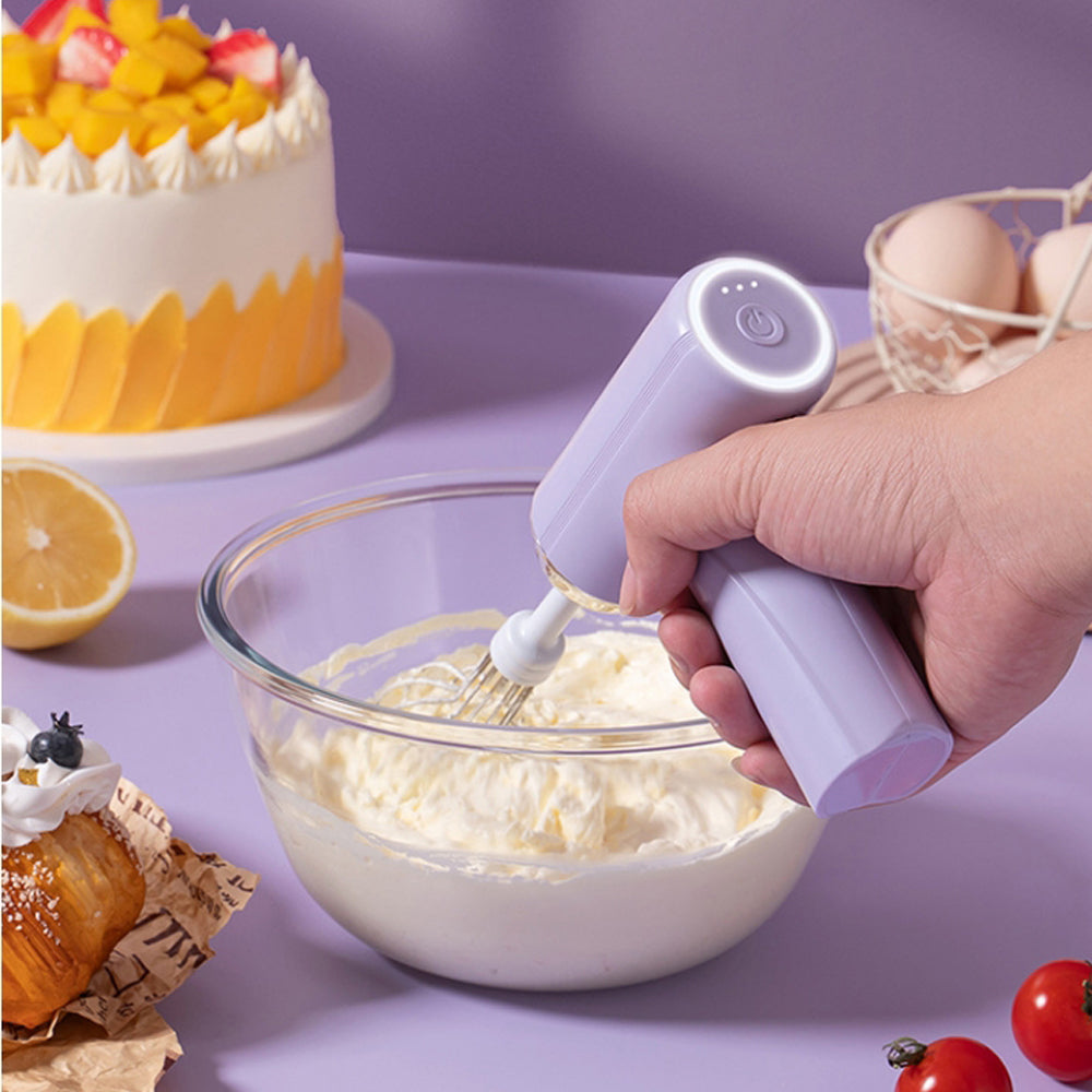 USB Rechargeable Mini Handheld Egg Beater