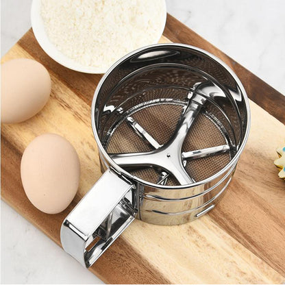 Stainless Steel Baking Flour Sifter Medium 10x10cm