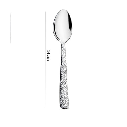 Danny Home 6-Pieces Stainless Steel Dessert Spoon Silverware Flatware