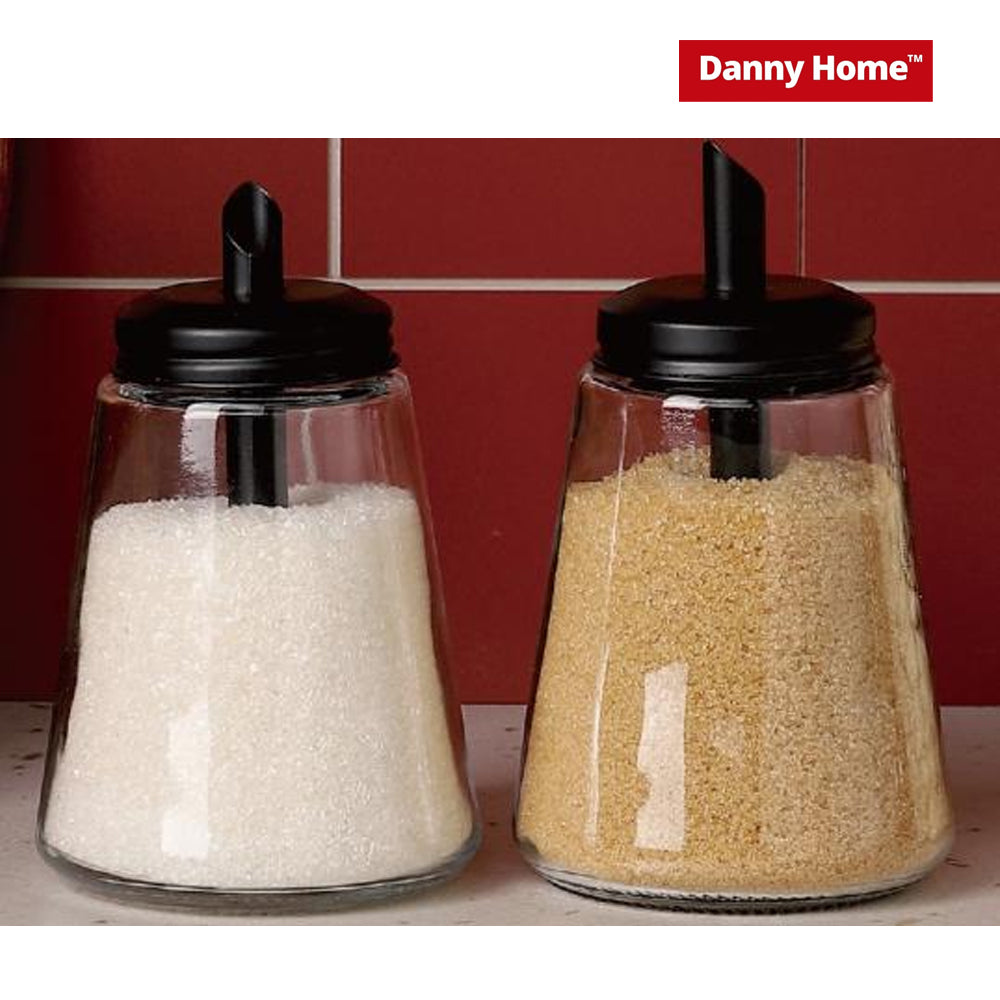 Danny Home 1-Piece Glass Jar Sugar Shaker 290ml