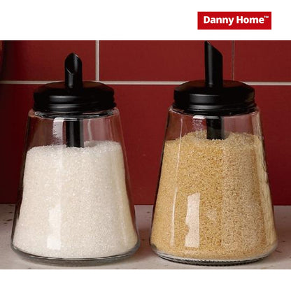Danny Home 1-Piece Glass Jar Sugar Shaker 290ml