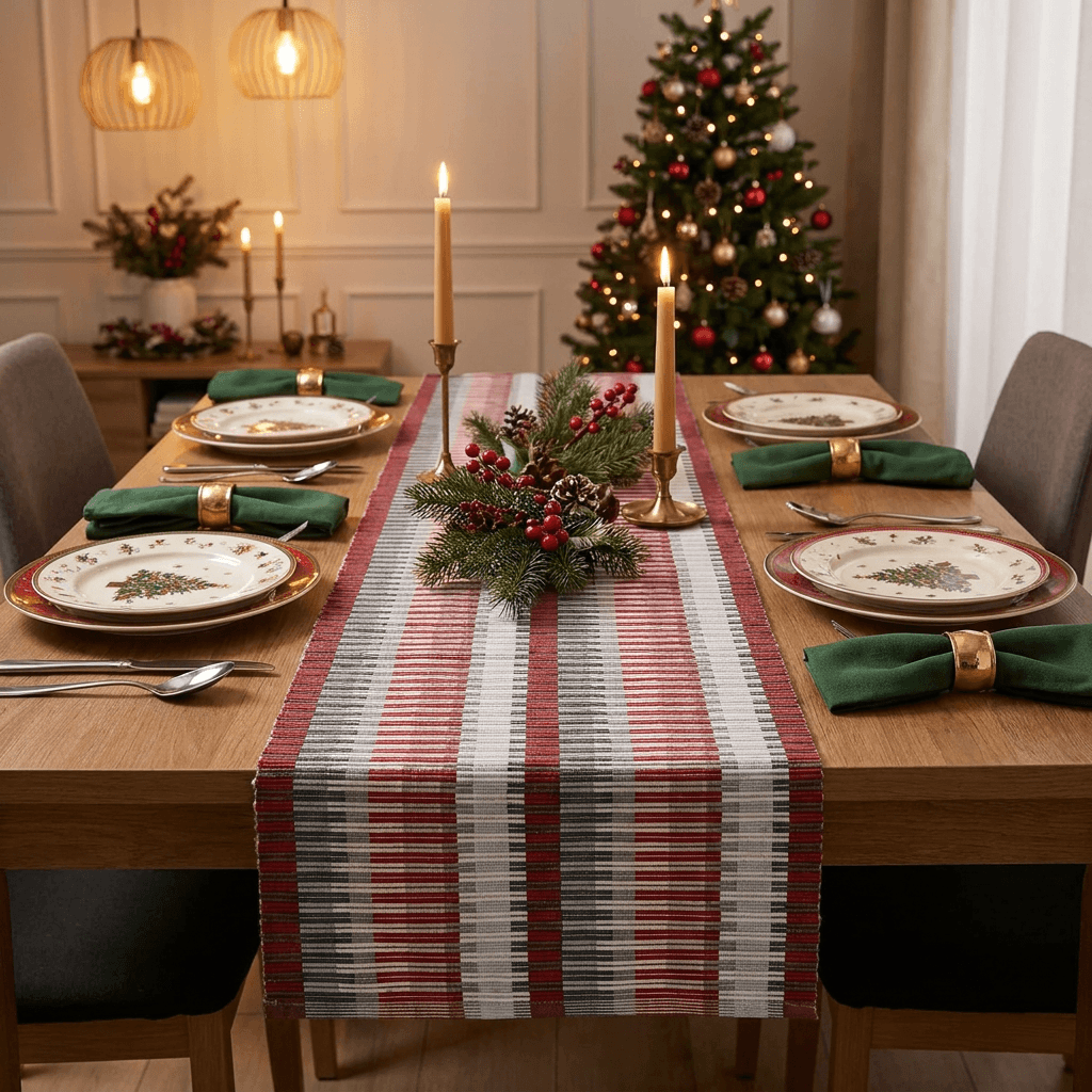Migros Striped Table Runner 45 x 150 cm