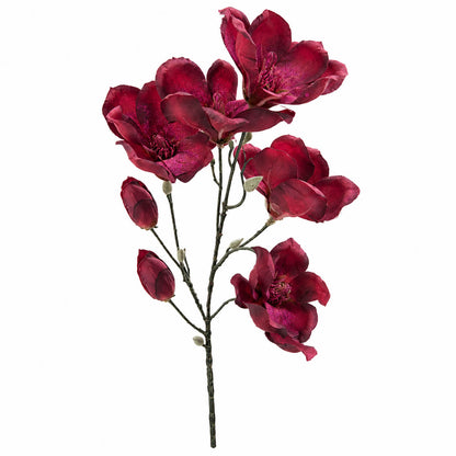 Migros Decorative Glitter Magnolia Flower Branch – 70 cm