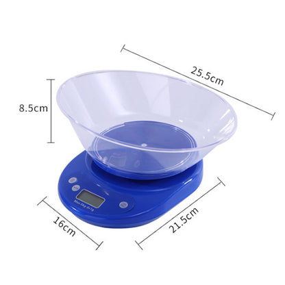 5KG Electronic Digital Kitchen Scale With Bowl