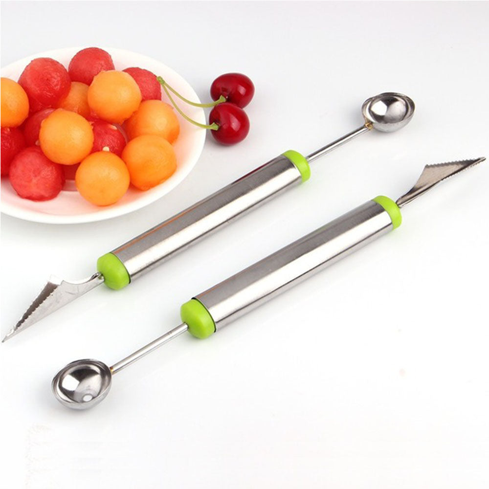 Stainless Steel 2 In 1 Melon Baller