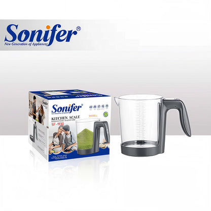 Sonifer SF-1930 Digital Kitchen Scale – 5KG 2-in-1 Measuring Cup &amp; Food Scale