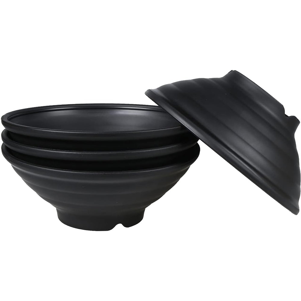 Round Bowl Black Melamine Dinnerware