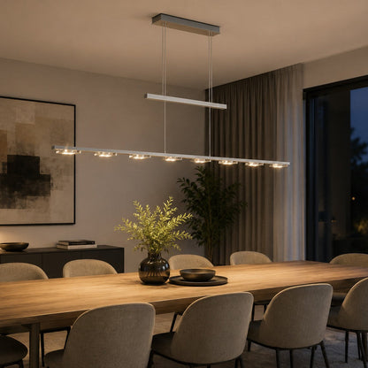 Philips Massive PLATO LED Linear Pendant Light – Brushed Aluminum
