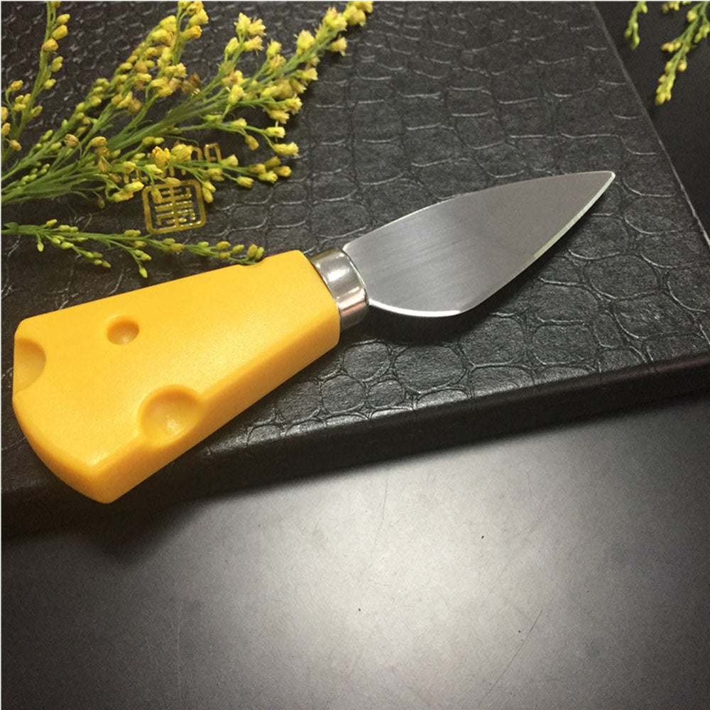 Cool Gift, 4 Pieces Set Cheese Knives, Cheese Shape Hand