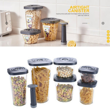 6 PCS Food Storage Container with Vacuum Sealed Set