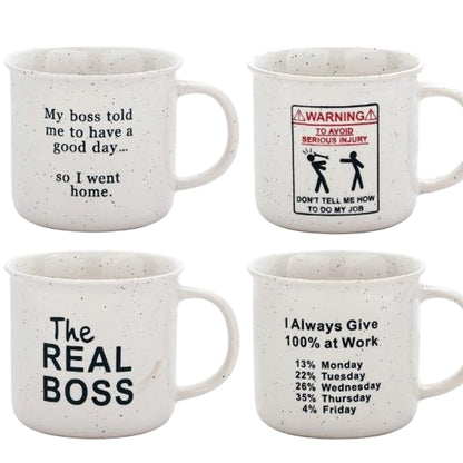 Danny Home 1-Piece Porcelain Printed Mugs – 350ml