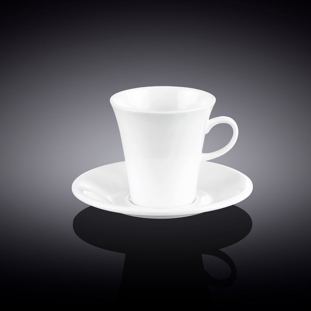 Danny Home Espresso Cup & Saucer 12-Pcs Set 80ml