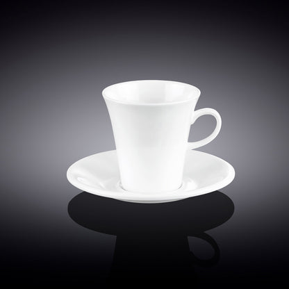 Danny Home Espresso Cup & Saucer 12-Pcs Set 80ml