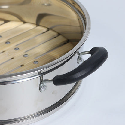 Bamboo Steaming Pot Stand