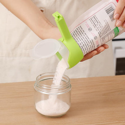4-Pieces Bag Clips for Food Storage Sealing Clips with Pour Spouts