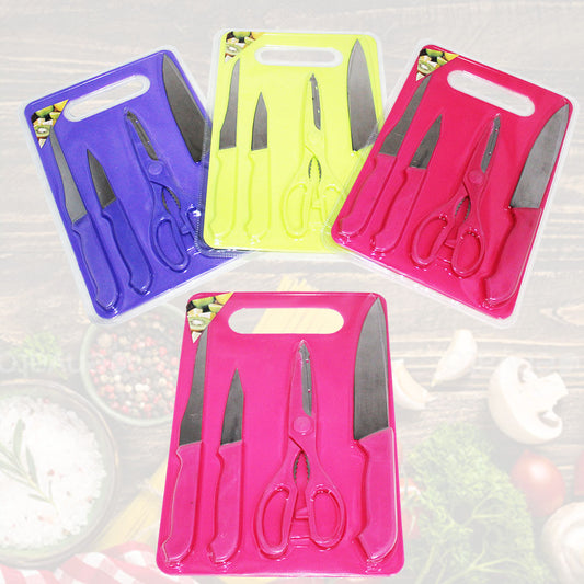 Cool Gift, Kitchen Board & Knives Sets