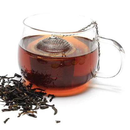 Stainless Steel Tea Strainer With Chain Handle