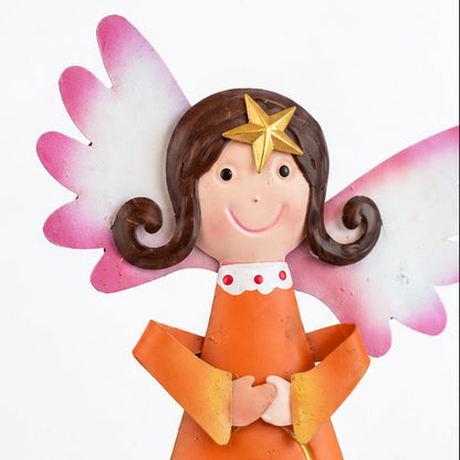 Christmas Angel Metal Garden Stake – Approx. 50 cm
