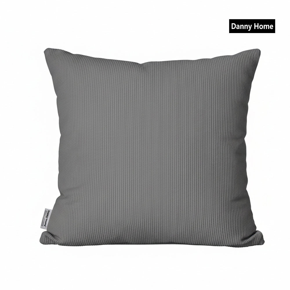 Danny Home Cotton Corduroy Cushion – Grey 50x50cm