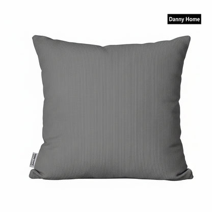 Danny Home Cotton Corduroy Cushion – Grey 50x50cm