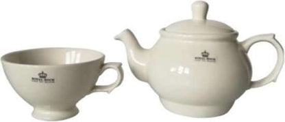 Royal Boch Teapot and mug ivory