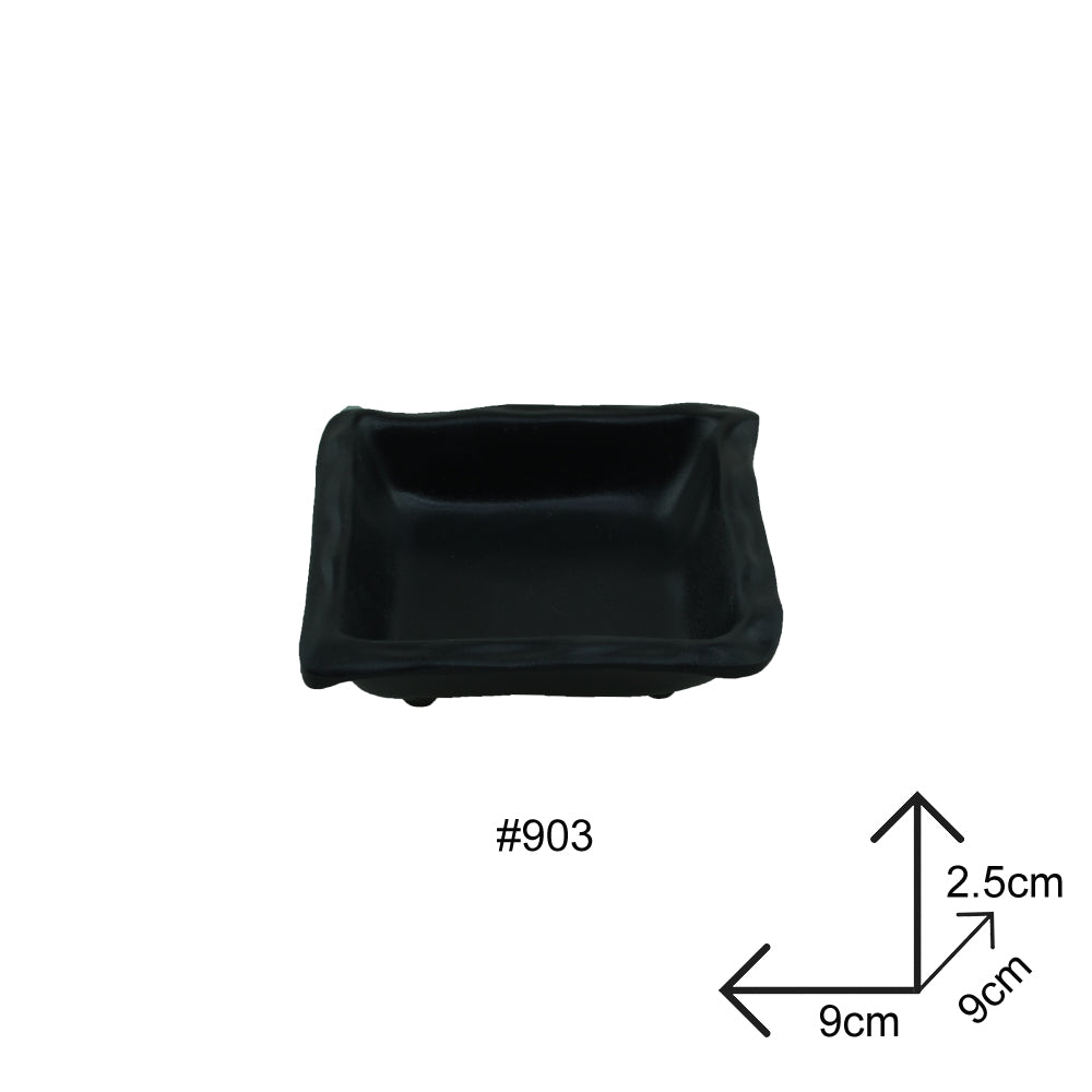 Sauce Dip Bowl Black Melamine Dinnerware