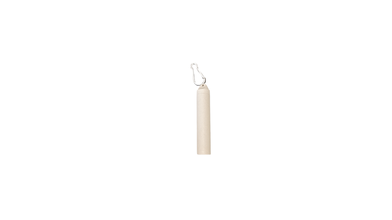 set straw + cleaning brush KLARAN natural 12.5×2.3