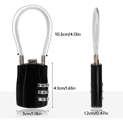 Danny Go 3-Digit Combination Cable Lock DT021