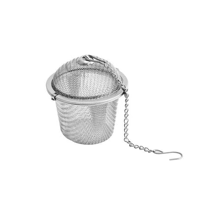 Stainless Steel Tea Strainer With Chain Handle
