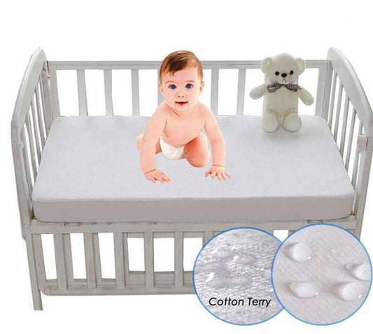 Baby Crib Mattress Protector (Waterproof Baby Crib Bed Pads)