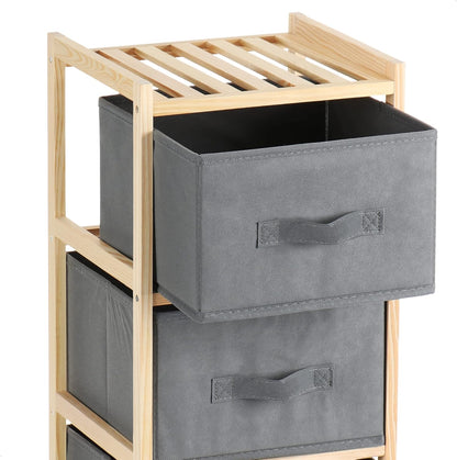 Danny Home Storage Cabinet with 3 Storage Drawers