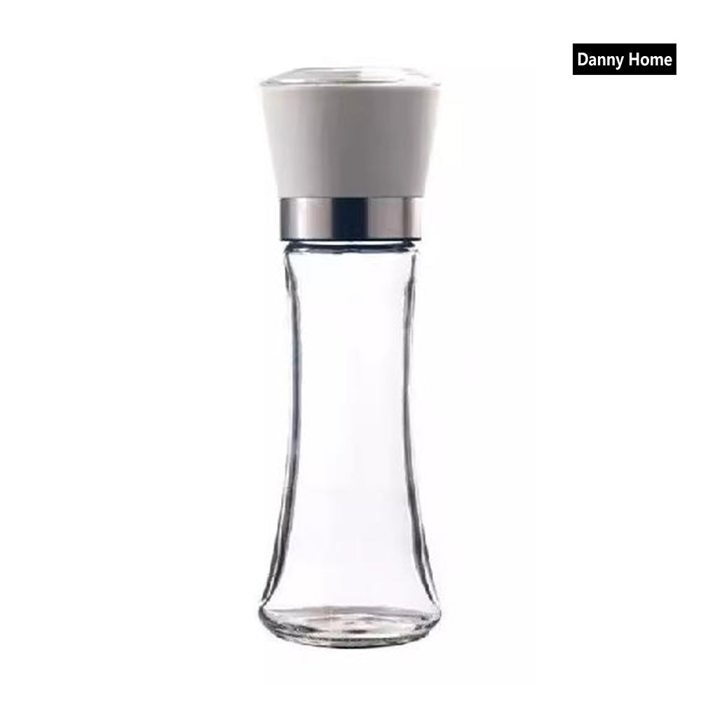 Danny Home Pepper Mill Seasoning Bottle 19-cm White
