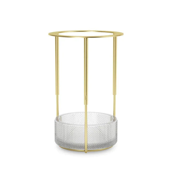 Umbra Tesora Adjustable Glass Vase – Brass
