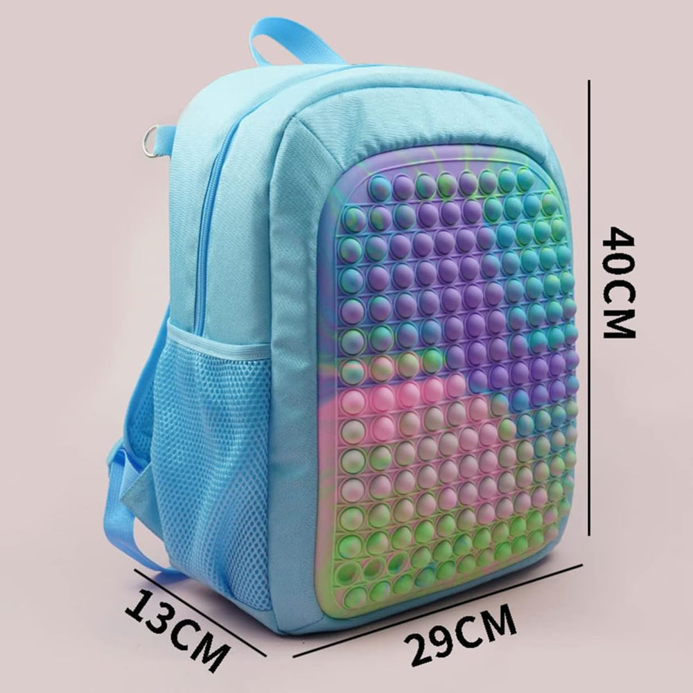 Pop It Fidget Toys Camouflage Backpack Silicone