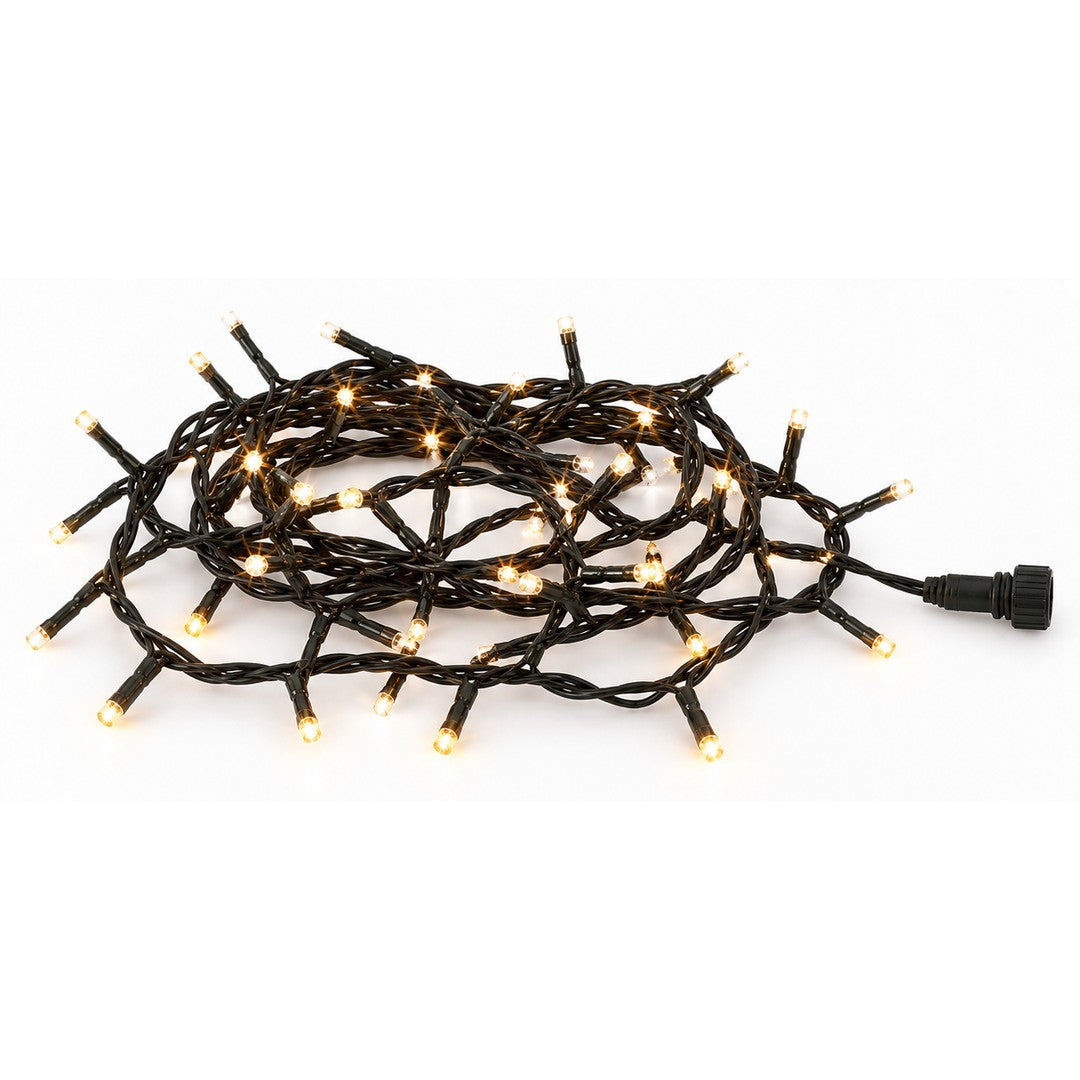 Noël 80 LED Warm White String Lights – 6 m – Indoor & Outdoor