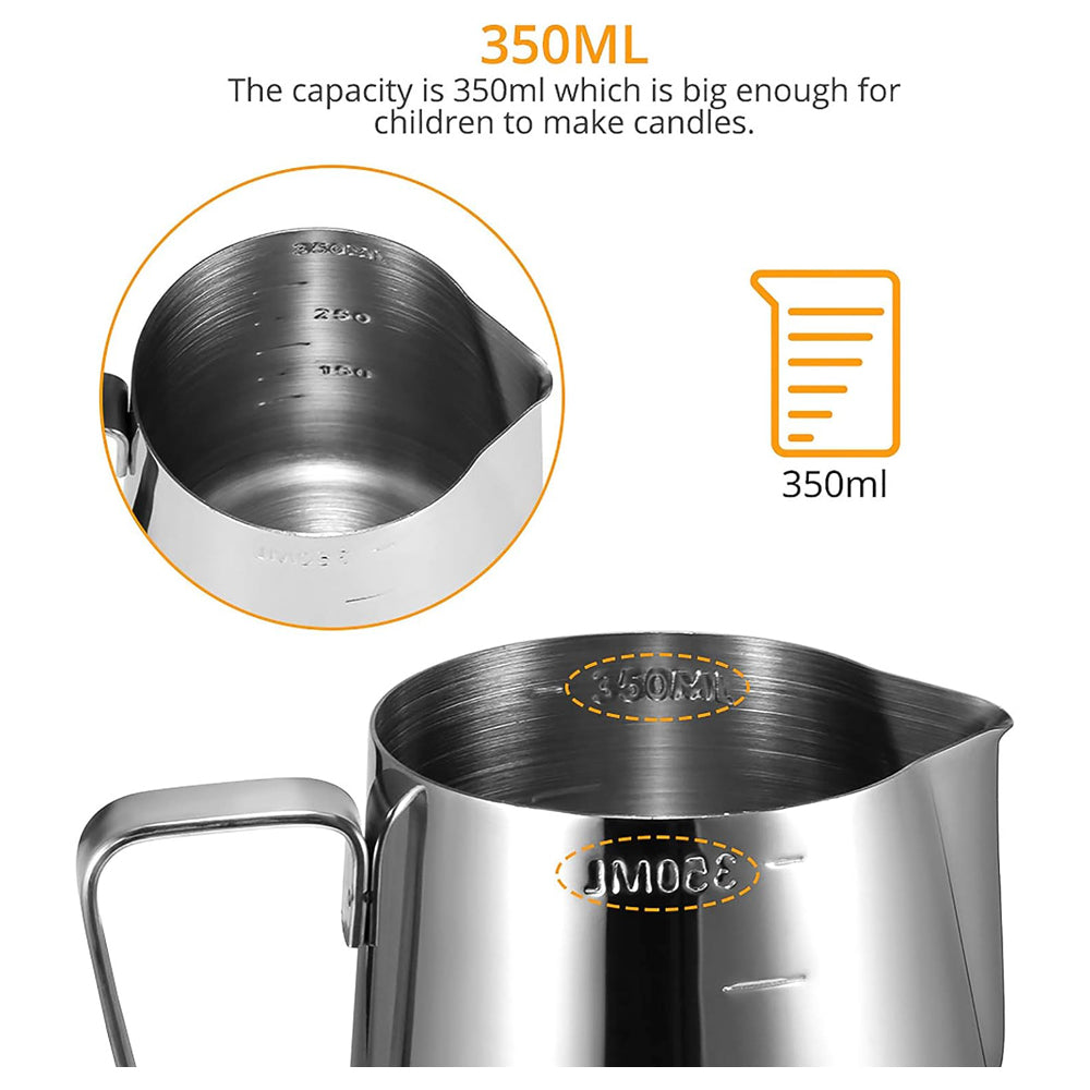 350-550ml Stainless Steel Milk Foam Pot