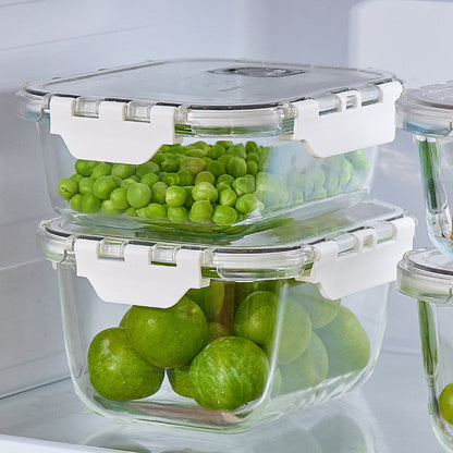 2300ml Borosilicate Rectangle Glass Food Storage Container With Microwave, Freezer & Dishwasher Safe NFH-77318