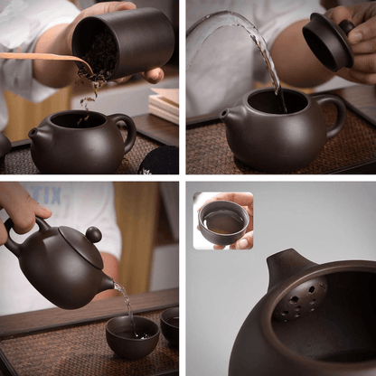 Ceramic Travel Tea Set , Porcelain Kungfu Tea Set