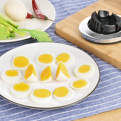 Stainless Steel Egg Cutter 2 in 1 Slices & Wedges