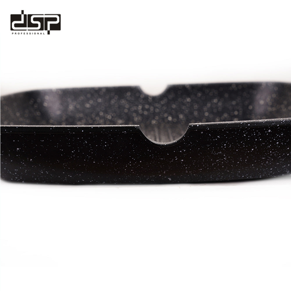 DSP 24CM TOUGHENED NON-STICK GRILLPAN CA006-D24-BLACK
